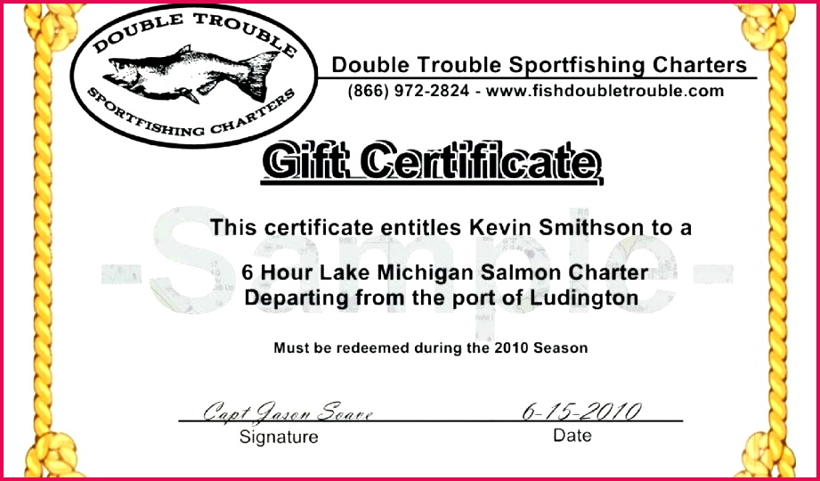 birthday t certificate template free printable templates for fishing charter