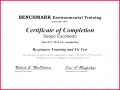 5 Fit Test Certificate Template