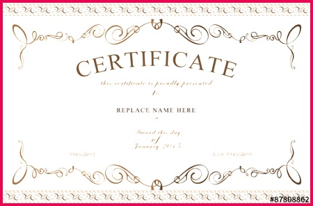high res printable Certificate Template Download