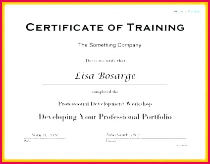 personal trainer certificate template templates free training word fitness instructor award cer