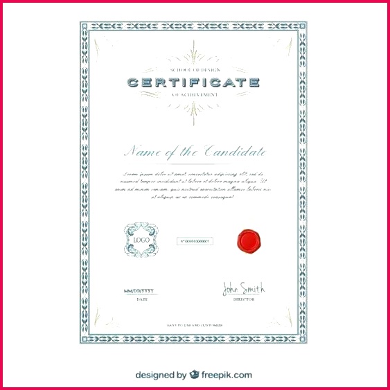 elegant certificate template vector free design templates award certificates word academic open office temp
