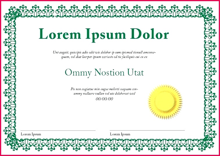 template indesign certificate adobe free templates