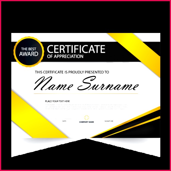 Elegance horizontal certificate with Vector illustration Template