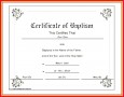 3 Free Baptism Certificates Templates Print