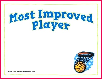 basketball certificate template free prettier most improved award templates