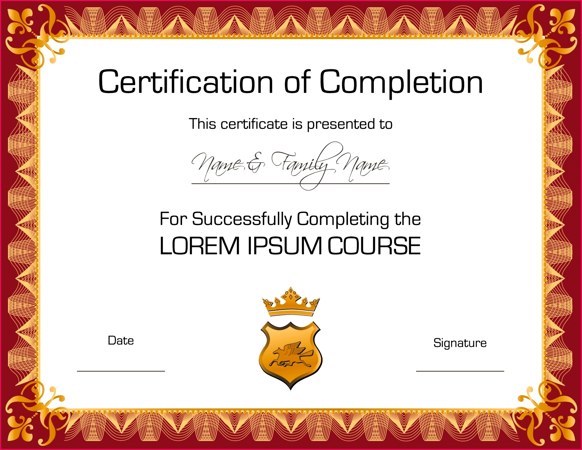 022 Template Ideas Free Printable Certificates And Awards Luxury Certificate Vector Copy Award