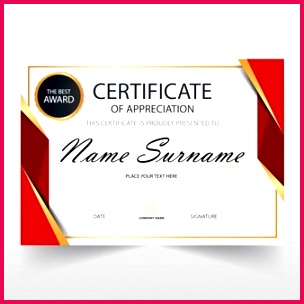 red horizontal certificate template 1201 1315