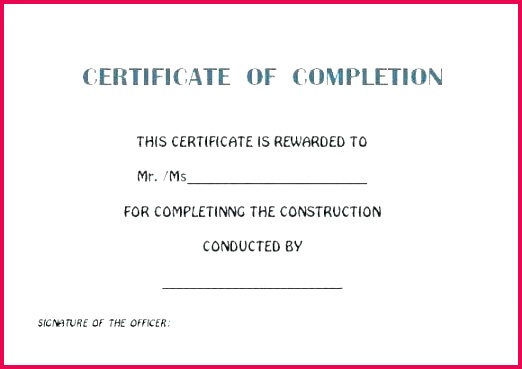 template certificate of final pletion construction templates free format for id certificate of final pletion template certificate of final pletion format