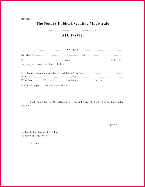 free proof of residency letter template co residence