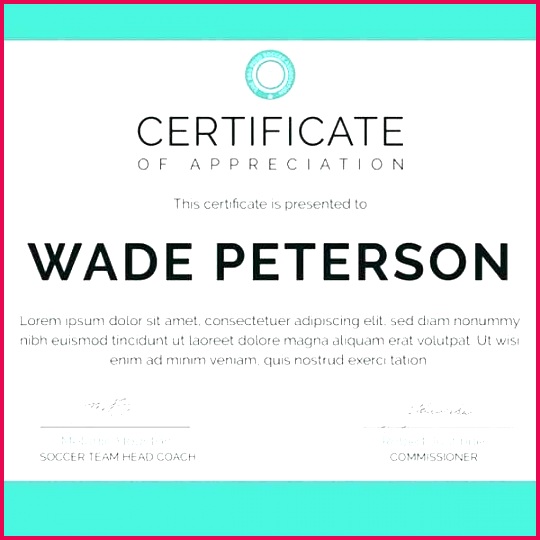 soccer certificates templates certificate coach word of the year award template free