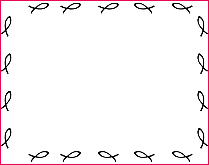 horizontal christian fish religious certificate templates free word