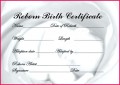6 Free Doll Birth Certificate Template
