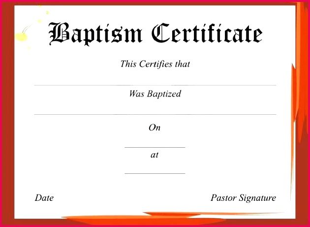 free word format baptism certificate template 2 training templates for