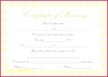 6 Free Fake Marriage Certificate Template