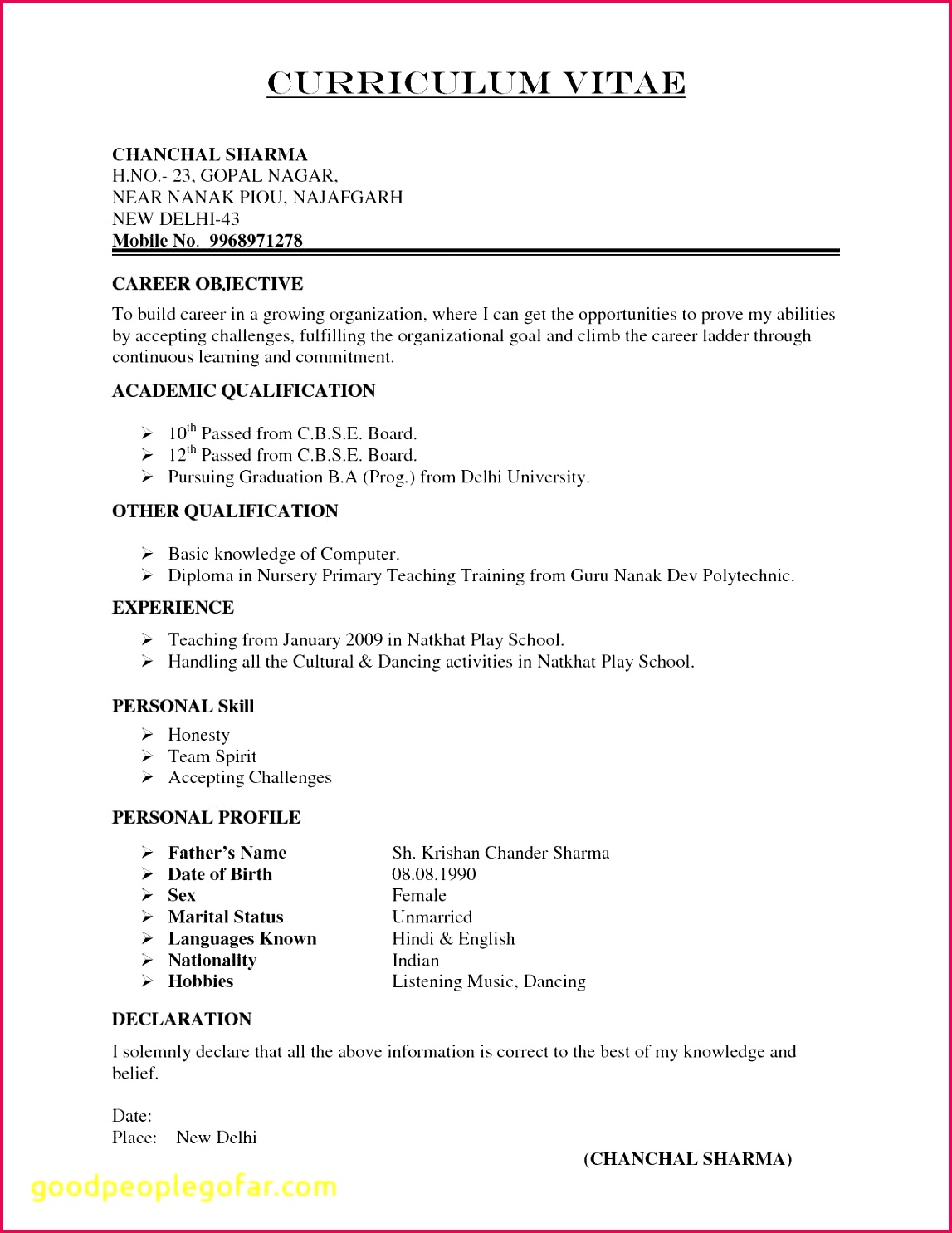 simple resume format free easy resume template simple job examples best fresh 0d resumes basic of simple resume format