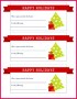 3 Free Holiday Gift Certificate Template Word