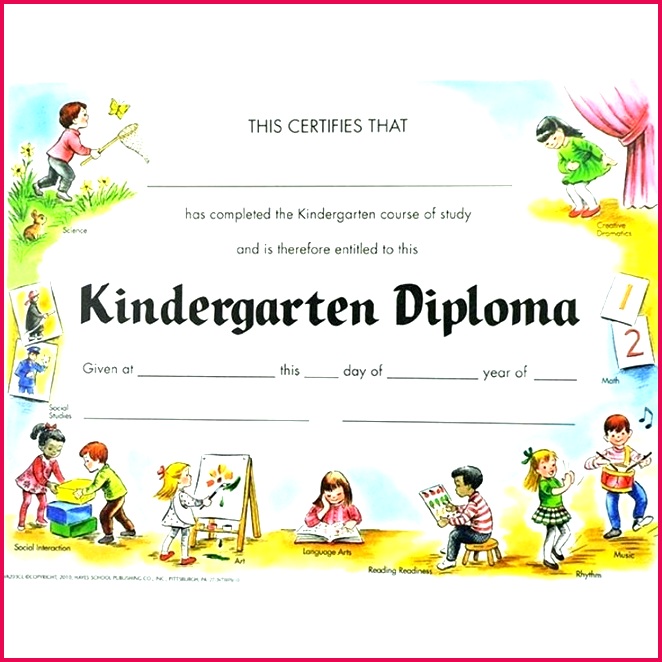 kindergarten graduation certificate best source images free printable diploma template designs pri