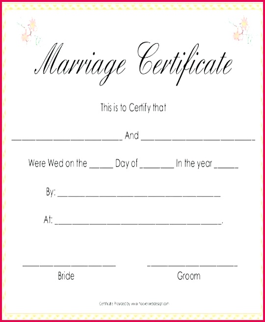blank marriage certificate template free certificates photo large wedding translation pdf
