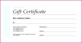 7 Free Personalised Gift Certificate Template