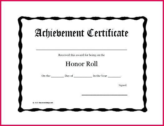 honor roll certificate 8 printable templates samples doc student of the year template awards for students