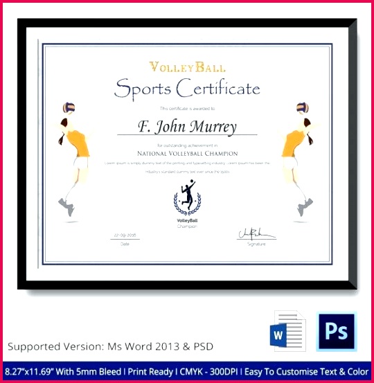 sports certificate template free images of printable volleyball award templates