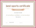 4 Free Sports Certificate Templates Uk