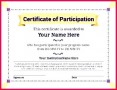 5 Free Sports Participation Certificate Templates