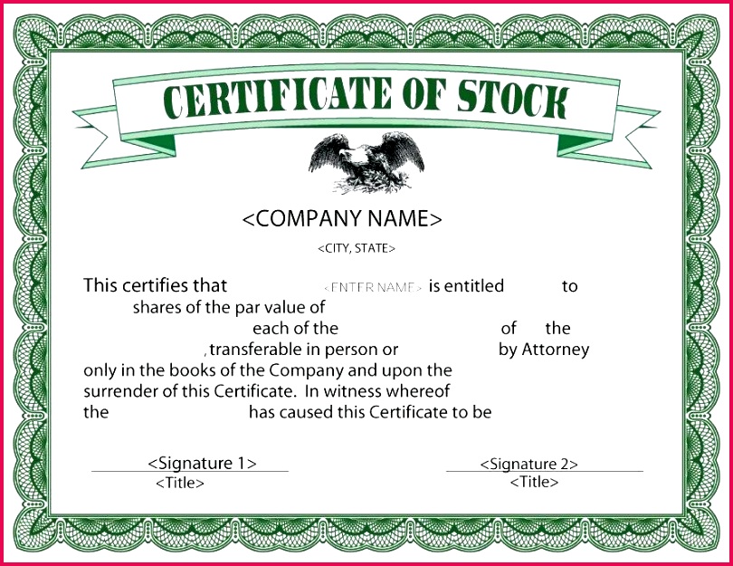 free stock certificate template templates word a lab corporate forms