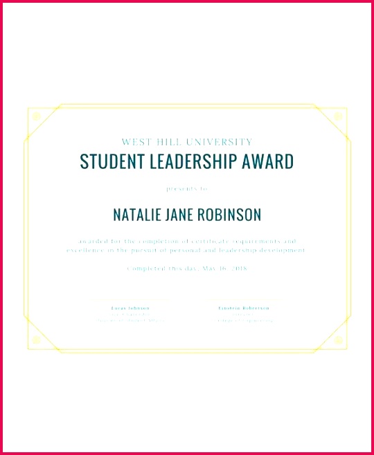 student leadership certificate template student award templates 9 free word excel documents free student leadership certificate template
