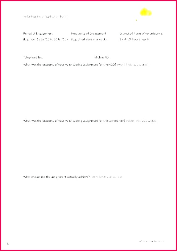volunteer hours form template student top log certificate best free service