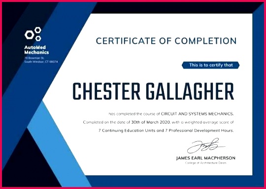 free dealership pletion certificate template course doc of