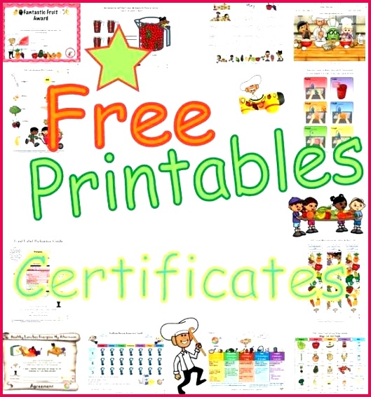 nutrition and fitness certificates for children printable awards healthy behaviors free award elementary students kids fun h