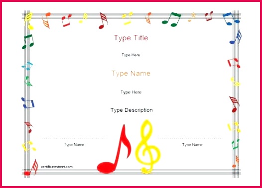 music award template funny certificate printable templates
