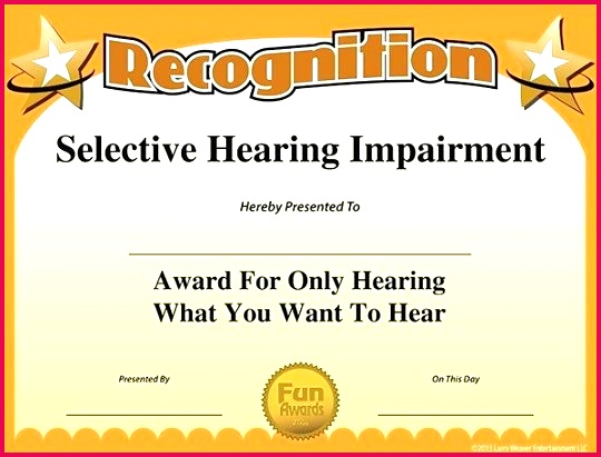 award certificate funny template office templates free printable