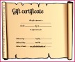 6 Gartner Gift Certificate Templates