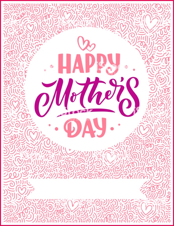 Mother s day lettering for Gift card Vintage Typography great design for any purposes