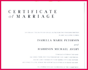 Harper Minimalist Marriage Certificate Printable Template Marriage Certificate Keepsake Modern Handfasting Certificatae Instant