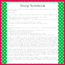 Girl Scout Leader Organizing Troop Notebook