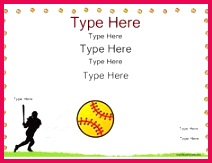 41 Best Sports Certificates Awards images in 2018 212163 Sports Certificate Softball Certificate