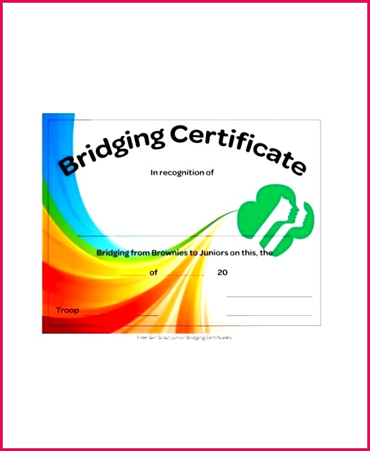 junior achievement certificate template – stagingusasportfo 540657 girl scout bridging certificate template junior achievement resume word free