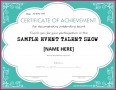 4 Gold Star Certificate Template Free
