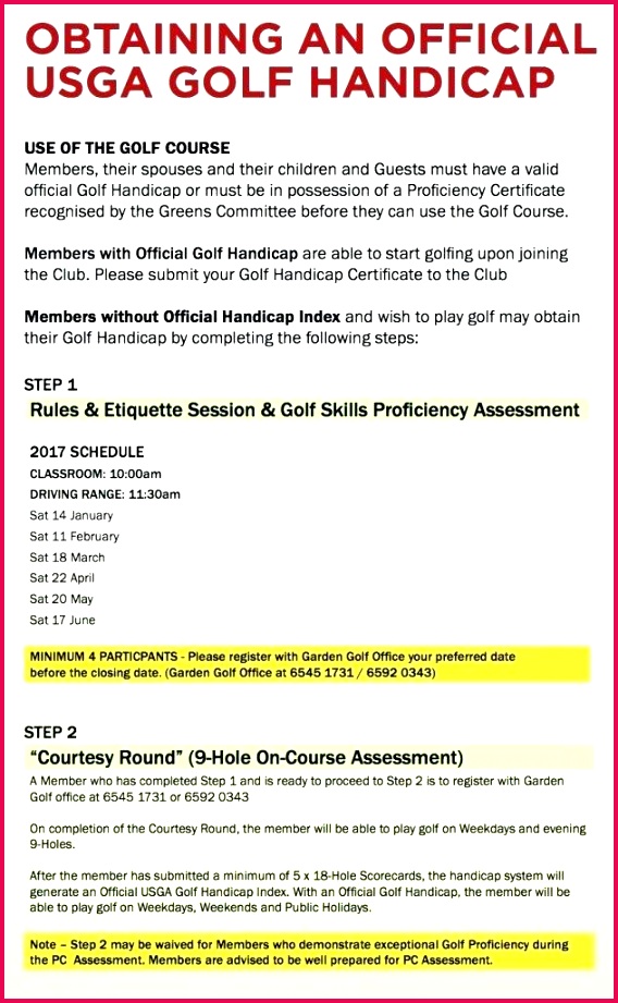 fake golf handicap certificate template archives group free resume