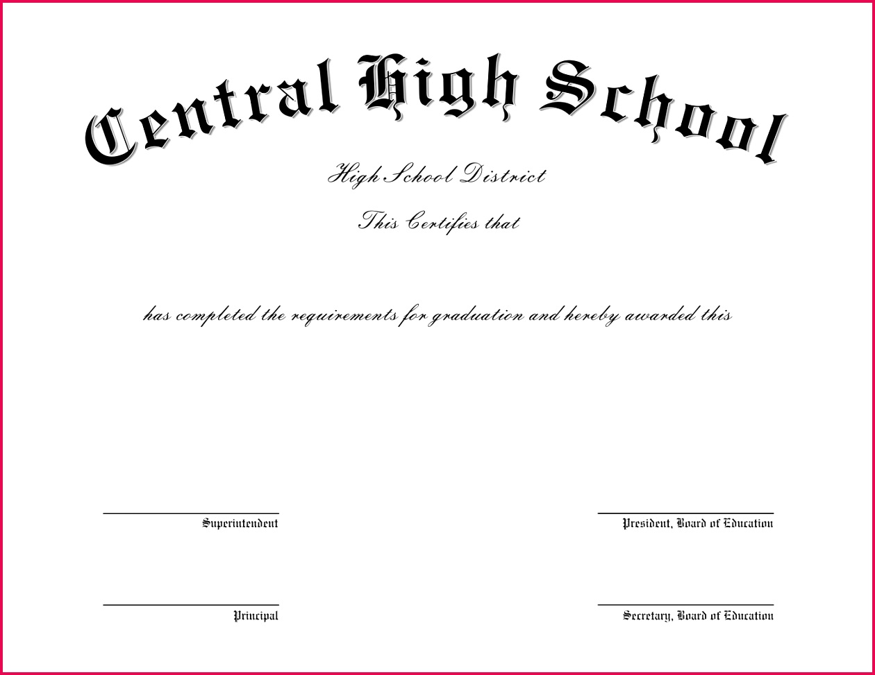 004 Hs2 Template Ideas Free Printable Wonderful Diploma Certificate Templates For Teachers Graduation Ged 1400