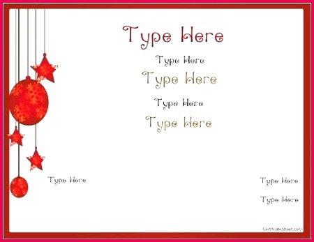 blank certificates holiday t certificate template vouchers templates free card
