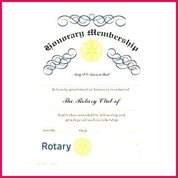 honorary membership certificate template rotary customized of club templates design diploma high school