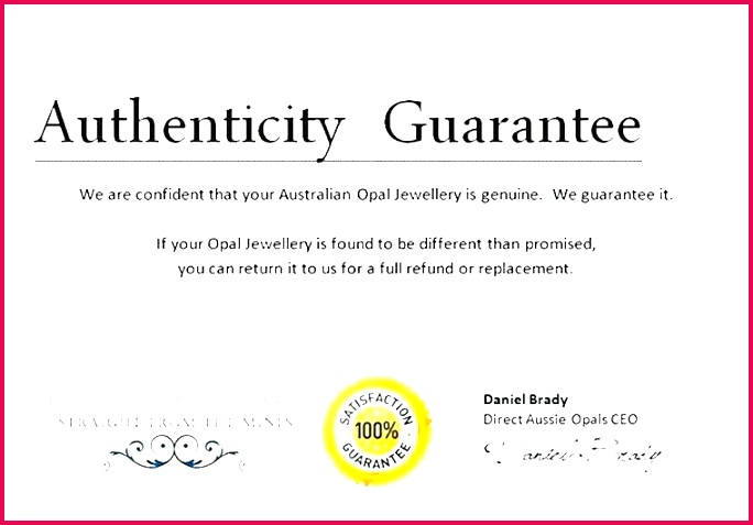 certificate of authenticity autograph template inspirational free letter for artwork artist templat