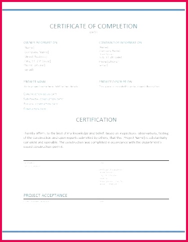project pletion certificate template construction work certificates for ms word excel ideas format pany