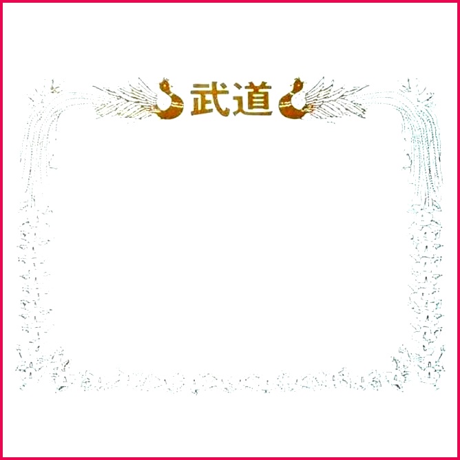 blank martial arts certificates certificate templates free