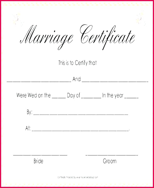 printable fake marriage certificate template and inspirational new make your