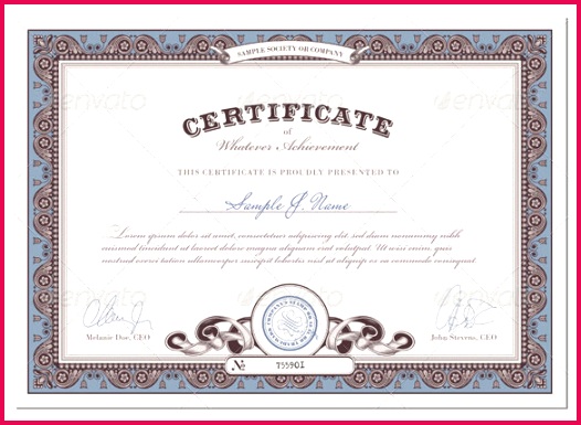 Graduation pletion Certificate Template Download